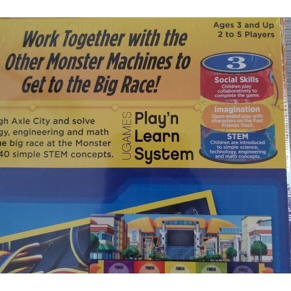 Nickelodeon Blaze and the Monster Machines Axle City Adventure Board Game New - Picture 5 of 7